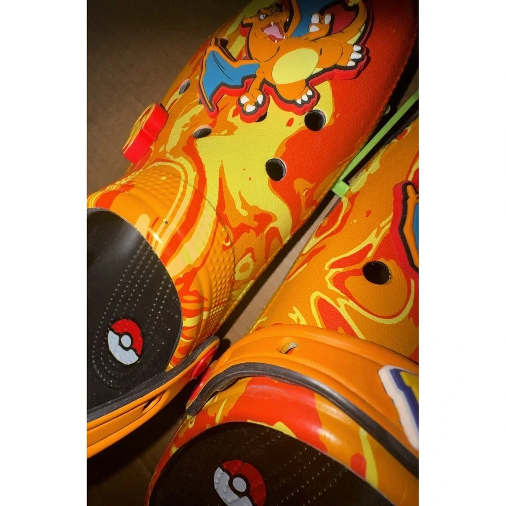 Crocs Pokémon Charizard Classic Clogs Men's Size 8‎ Limited Edition New
